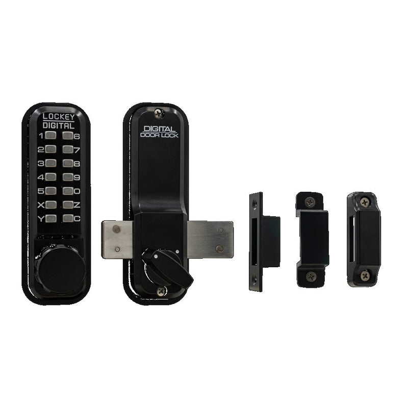Lockey 2200JBMG Mechanical Pushbutton Locksets - Black Sparrow Supply