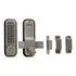 Lockey 2200SN Mechanical Keyless Surface Mount Deadbolt Satin Nickel Finish Sparrow Supply