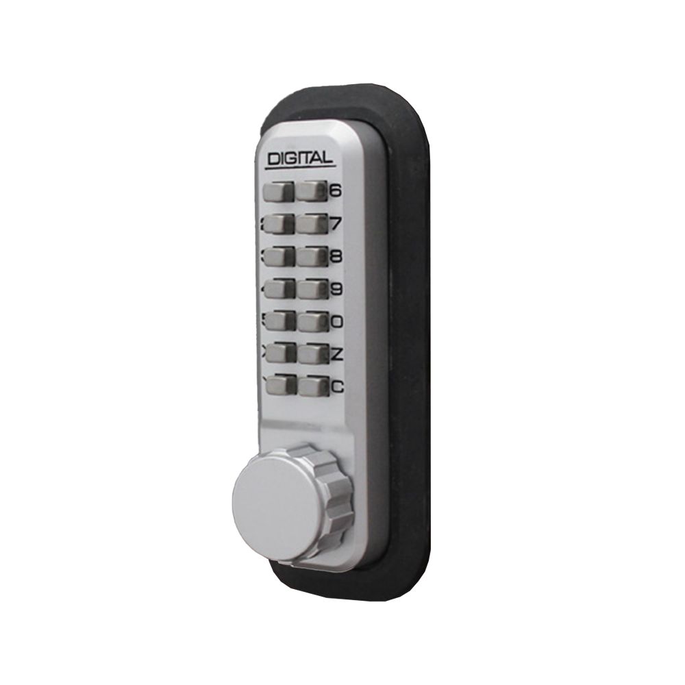 Lockey 2210SCMG Mechanical Keyless Deadbolt with Single Combination Satin Chrome Marine Grade Finish Sparrow Supply