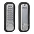 Lockey 2210SN Mechanical Keyless Deadbolt with Single Combination Satin Nickel Finish Sparrow Supply