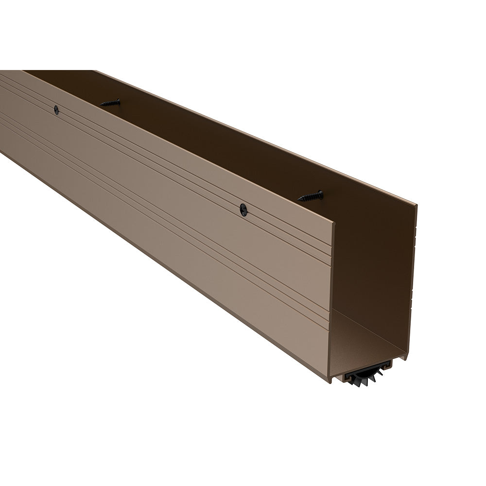 Pemko 221DV36 36" (3') Door Shoe with Vinyl Dark Bronze Finish Sparrow Supply