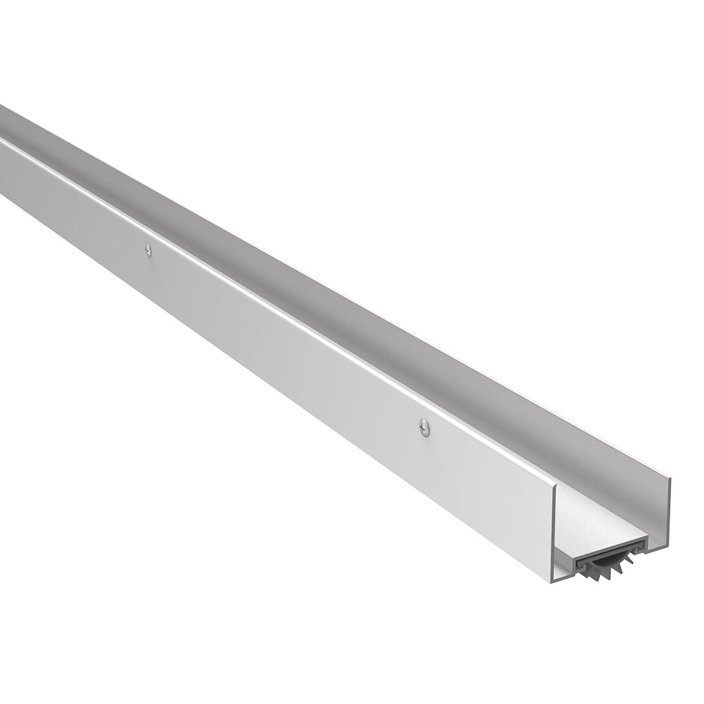 Pemko 222AV36 36" (3') Door Shoe with Vinyl Mill Finish Aluminum Finish Sparrow Supply