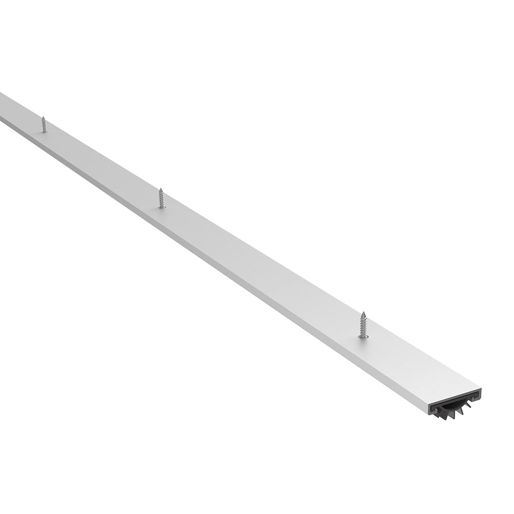 Pemko 234APK36 36" (3') Door Shoe with PemkoPrene Mill Finish Aluminum Finish Sparrow Supply