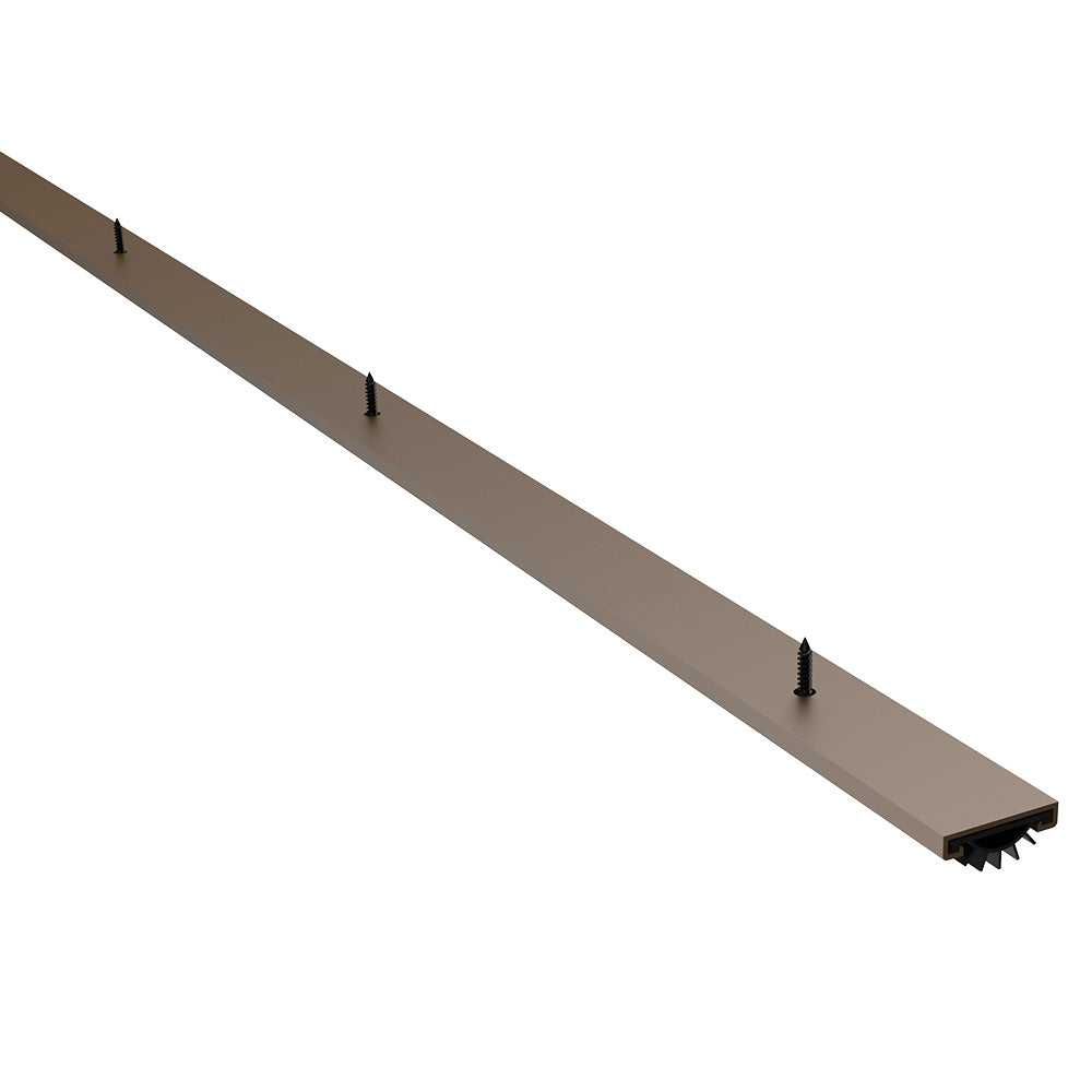 Pemko 234DPK48 48" (4') Door Shoe with PemkoPrene Dark Bronze Finish Sparrow Supply