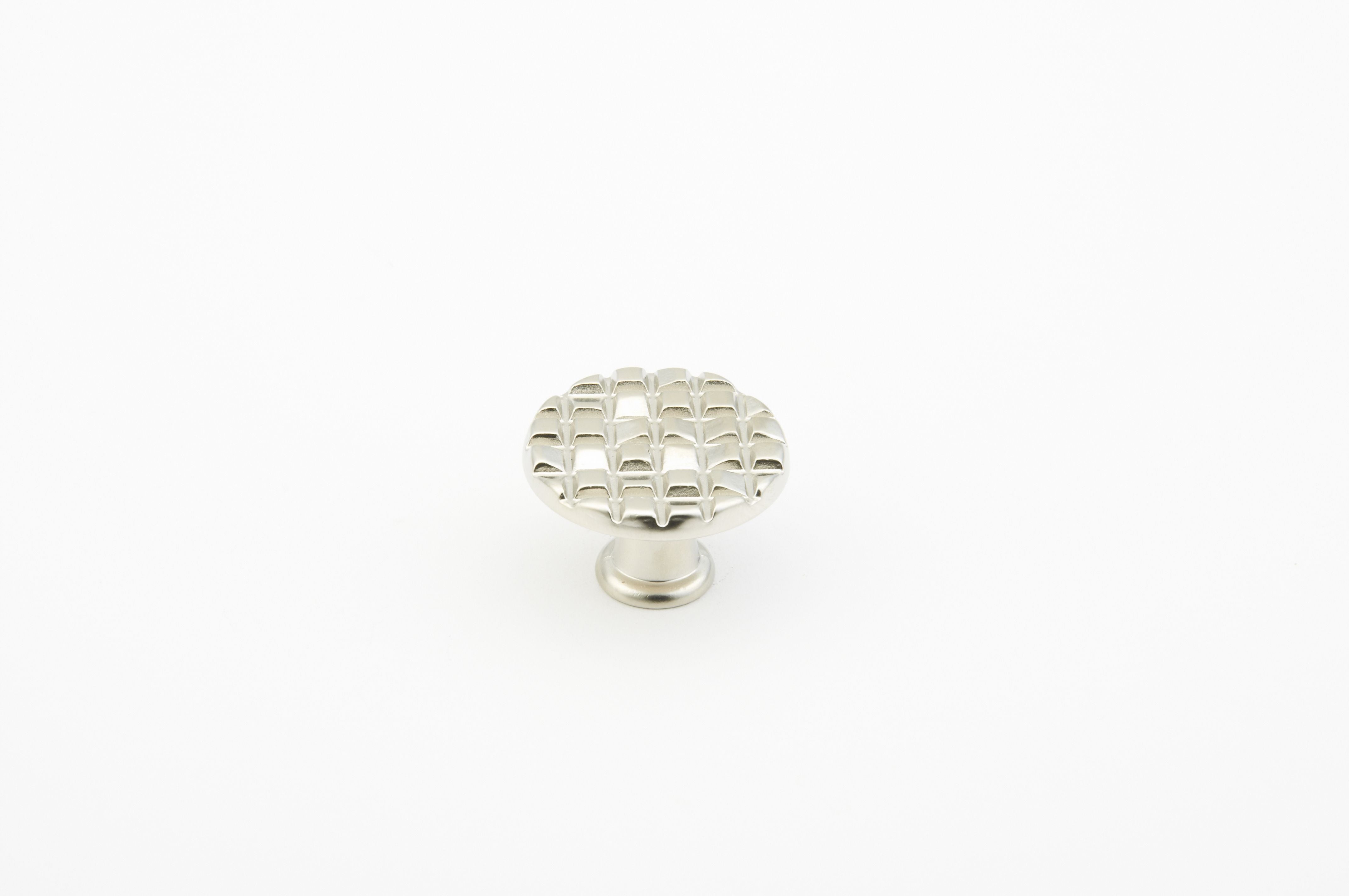 Schaub 2370-15 1-1/8" Mosaic Cabinet Knob Satin Nickel Finish Sparrow Supply