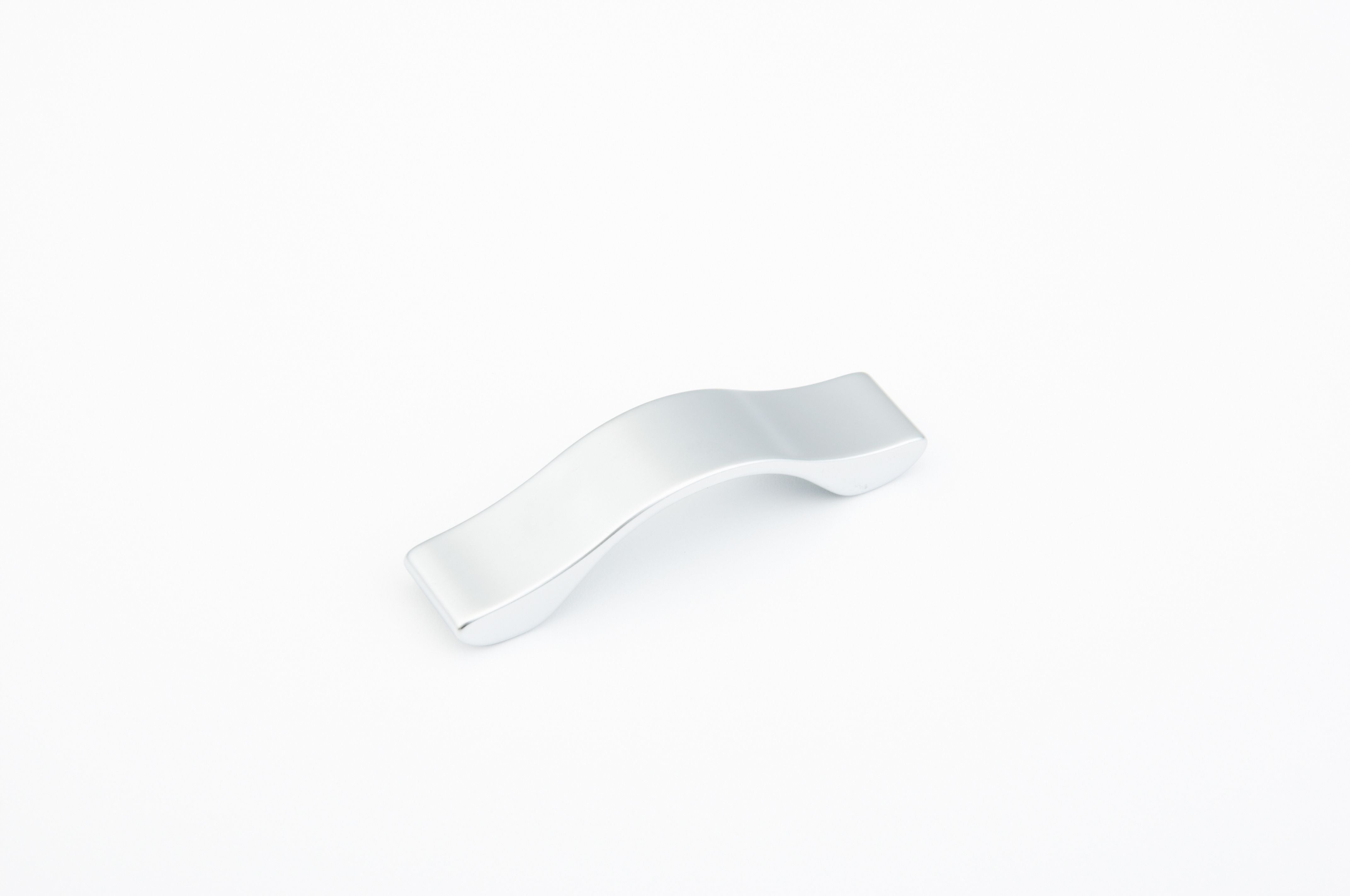 Schaub 244-064-M26 64mm Center to Center Wave Cabinet Pull Matte Chrome Finish Sparrow Supply
