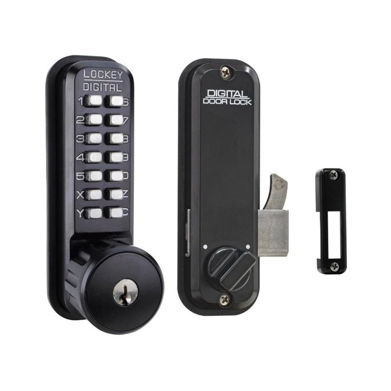 Lockey 2500JBMG Mechanical Pushbutton Locksets - Black Sparrow Supply