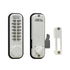 Lockey 2500WH Mechanical Keyless Surface Mount Hook Bolt White Finish Sparrow Supply