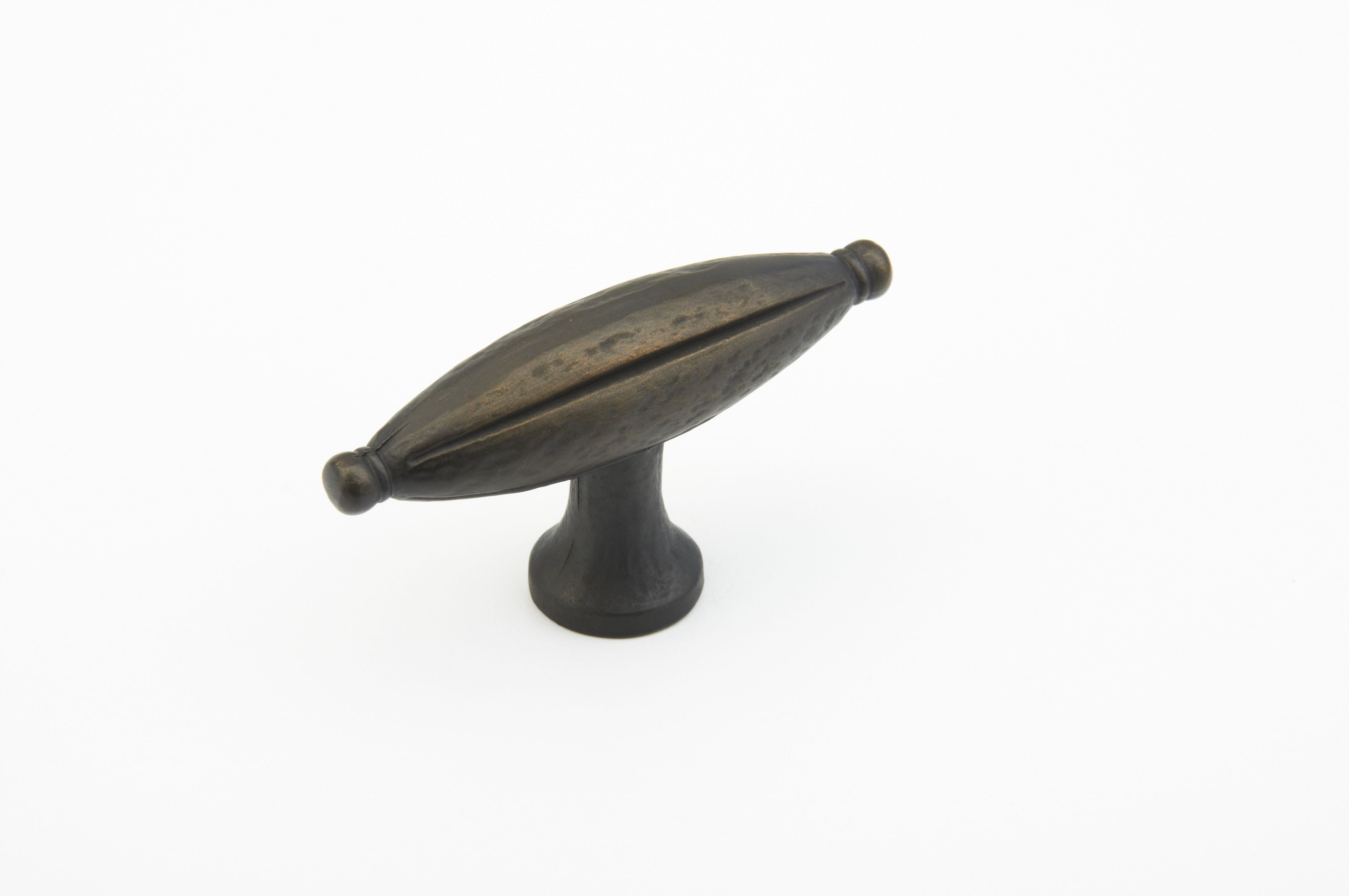 Schaub 253-ABZ 2-7/8" Siena Large Oval Cabinet Knob Ancient Bronze Finish Sparrow Supply