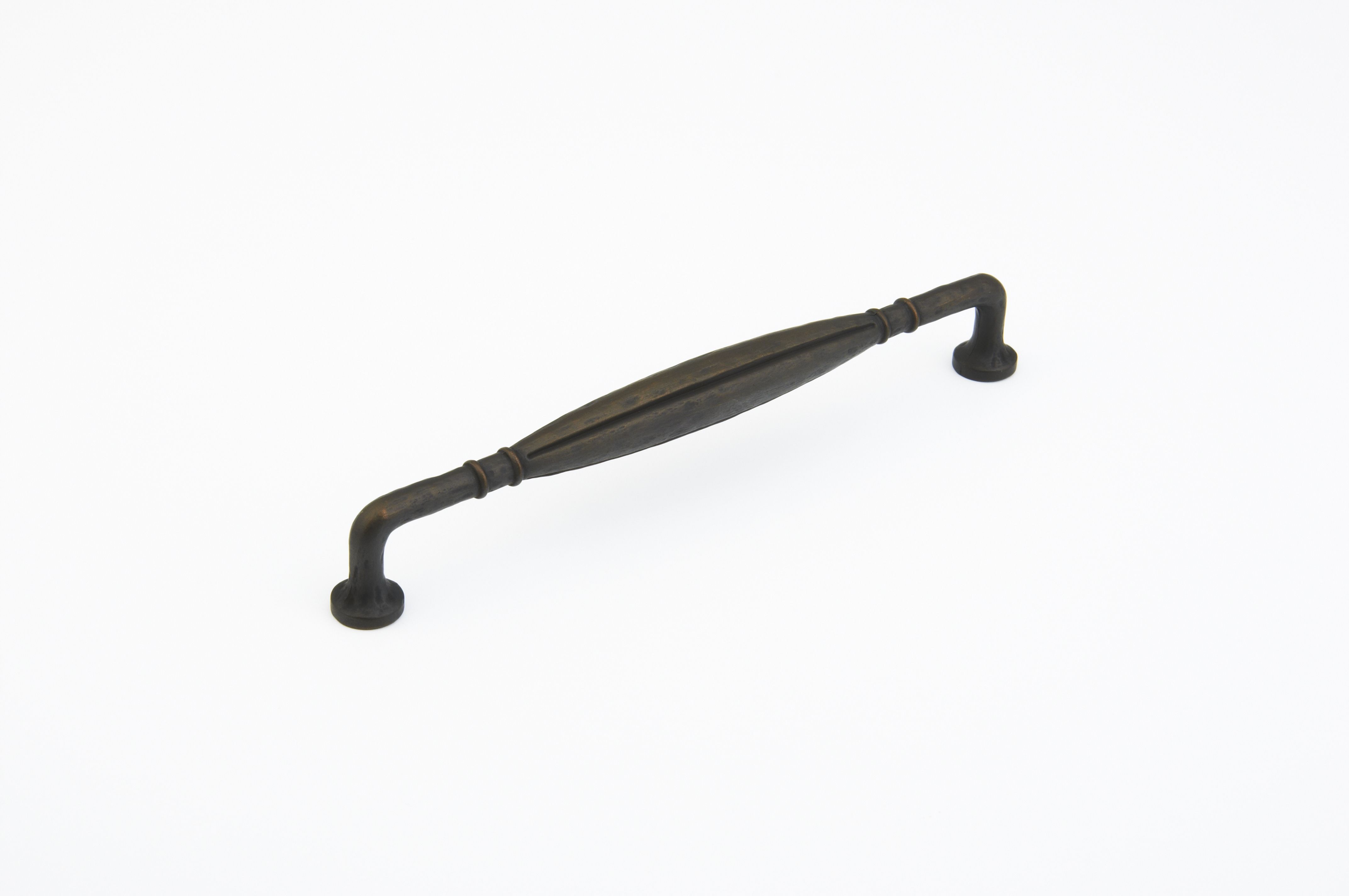 Schaub 256-ABZ 8" Center to Center Siena Cabinet Pull Ancient Bronze Finish Sparrow Supply