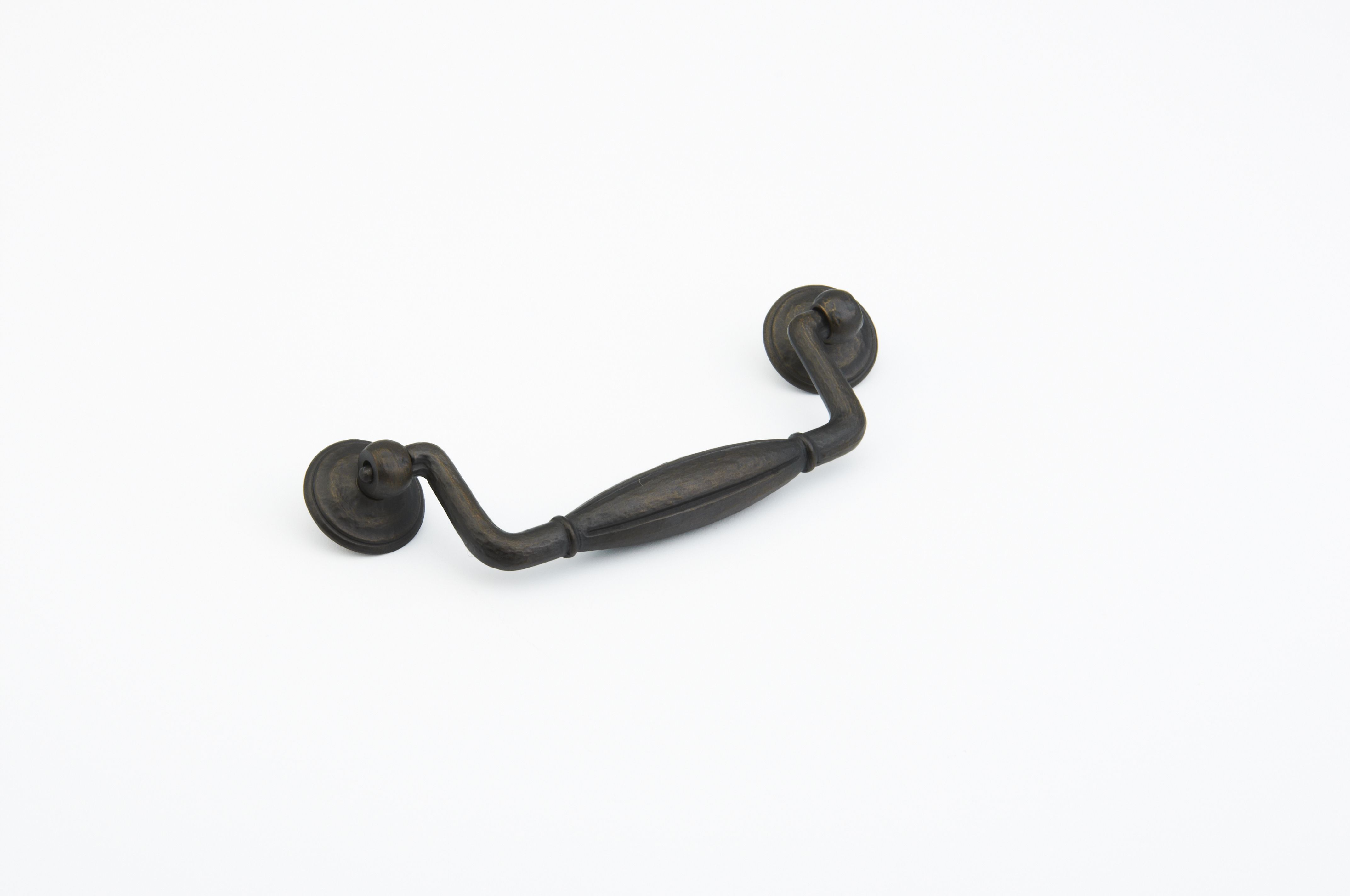Schaub 258-ABZ 5" Center to Center Siena Bail Cabinet Pull Ancient Bronze Finish Sparrow Supply