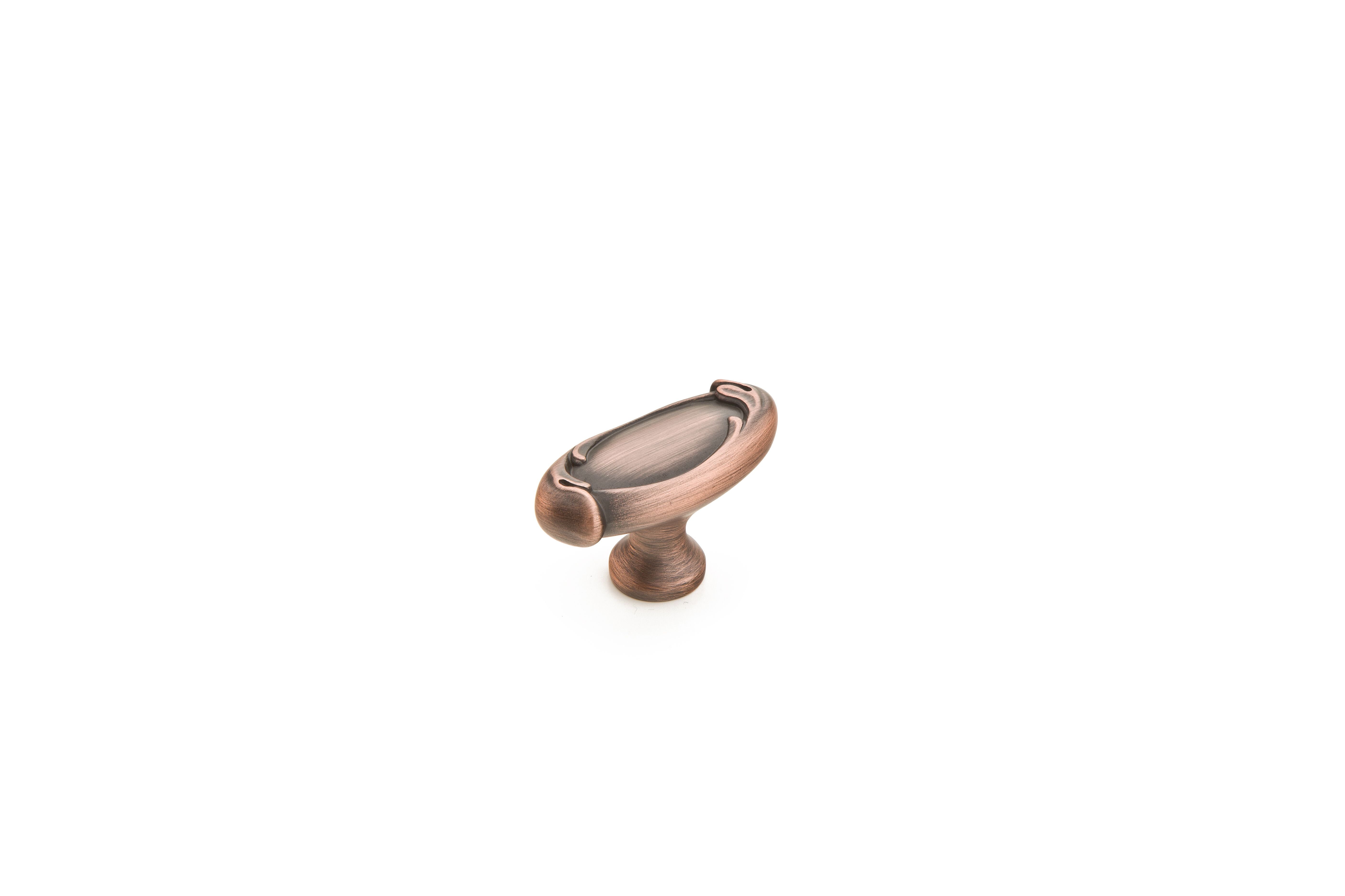 Schaub 261-EBZ 1-7/8" French Farm Oval Cabinet Knob Empire Bronze Finish Sparrow Supply