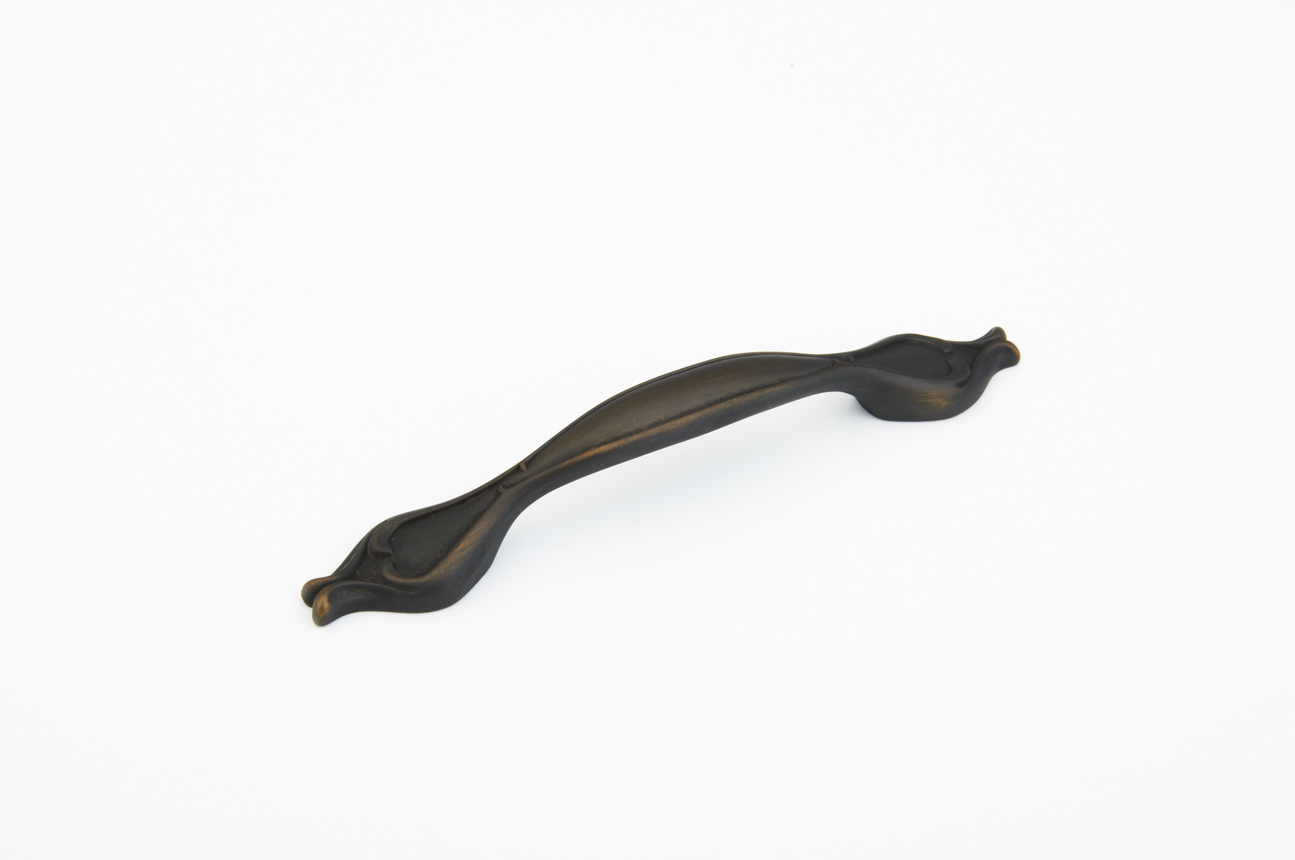 Schaub 262-ABZ 96mm Center to Center French Farm Pull Ancient Bronze Finish Sparrow Supply