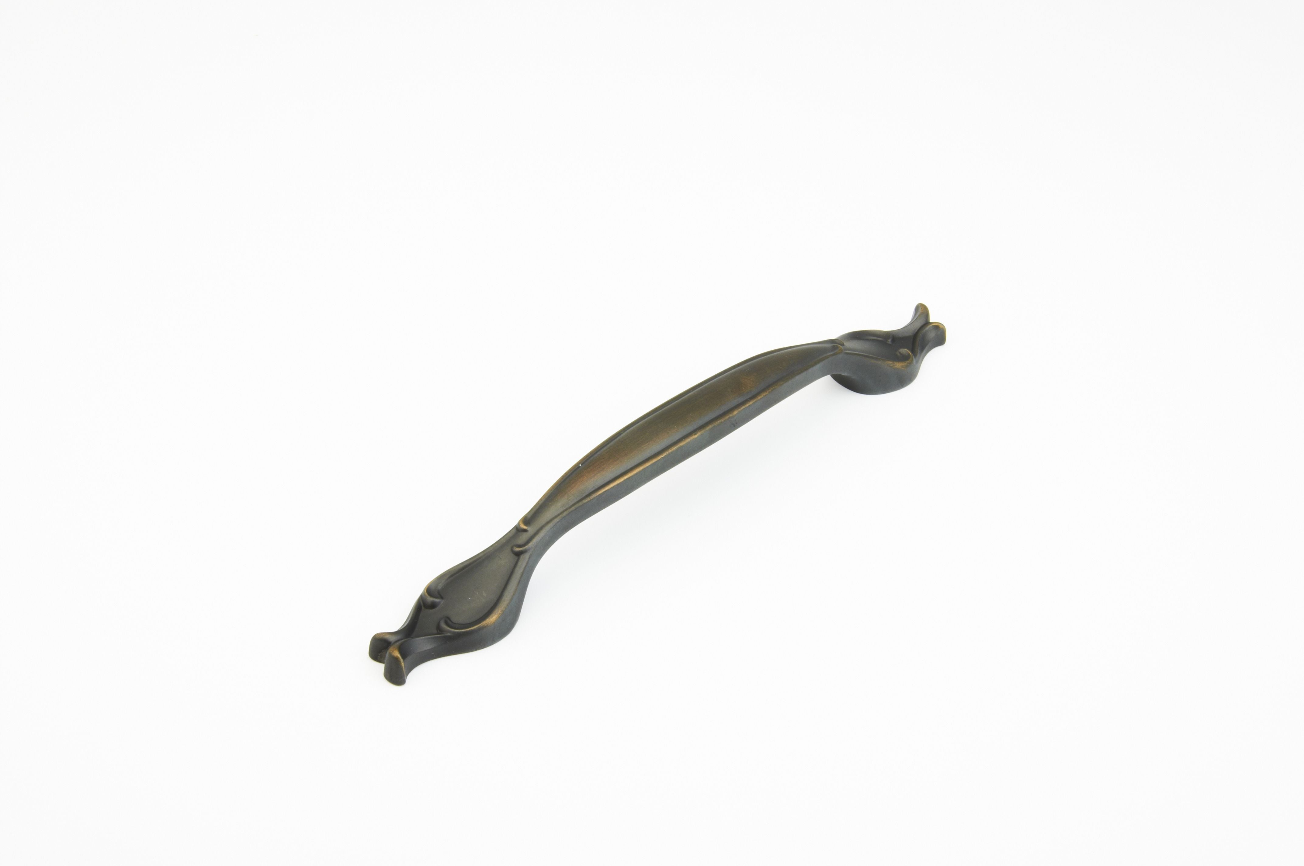 Schaub 263-ABZ 8" Center to Center French Farm Pull Ancient Bronze Finish Sparrow Supply