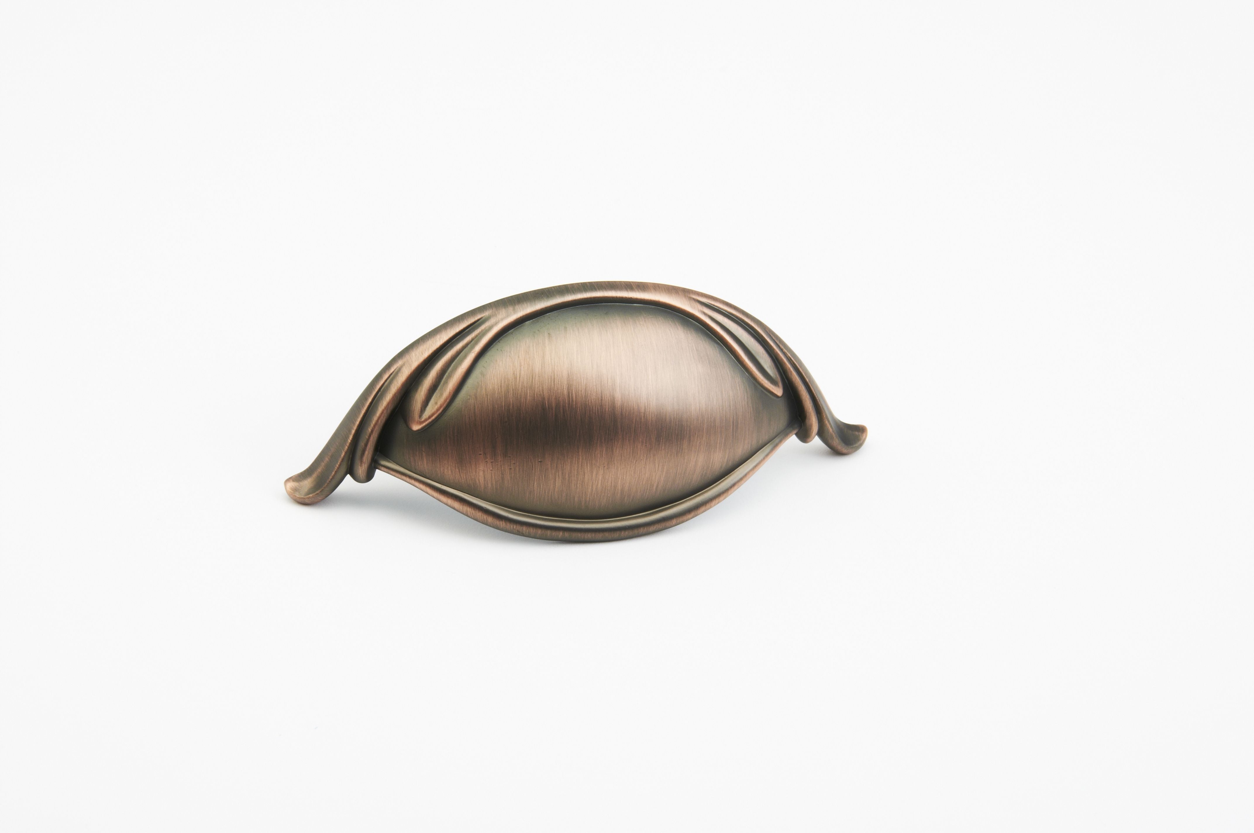 Schaub 265-EBZ 3" Center to Center French Farm Cup Pull Empire Bronze Finish Sparrow Supply
