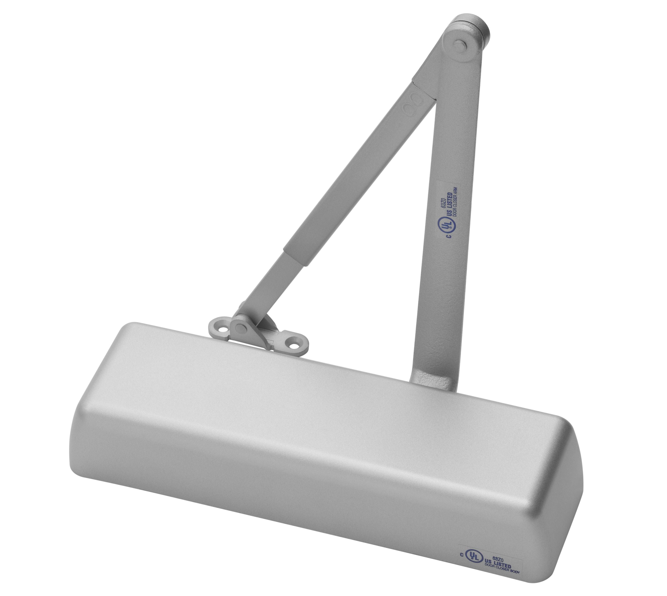 ASSA Abloy Accentra 2701689 Tri Mount Non Hold Open Door Closer 689 Aluminum Finish Sparrow Supply