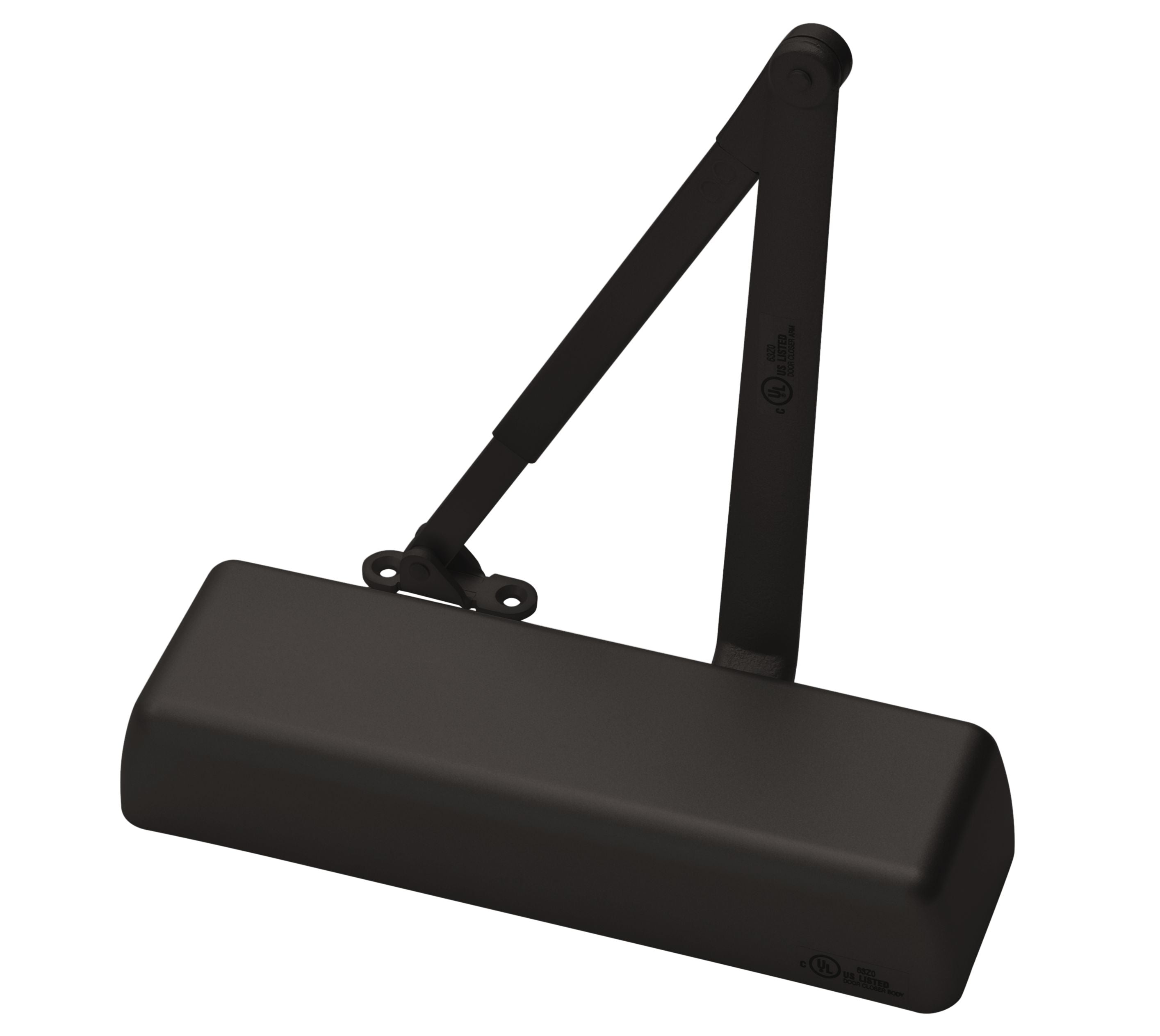 ASSA Abloy Accentra 2701690 Tri Mount Non Hold Open Door Closer 690 Painted Dark Bronze Finish Sparrow Supply