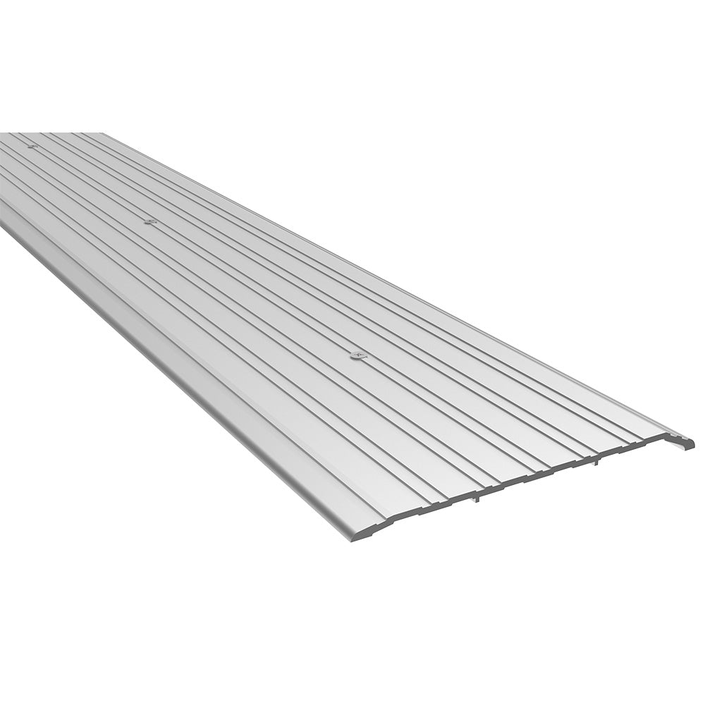Pemko 2727A72 72" (6') x 7" x 1/2" Offset Saddle Threshold Mill Finish Aluminum Finish Sparrow Supply