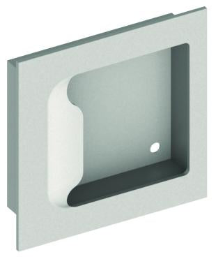 Hager 27N32D Security Flush Cup Pull Satin Stainless Steel Finish