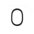 Emtek 2830US19 7" Modern # 0 House Number Flat Black Finish Sparrow Supply
