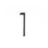 Emtek 2831US10B 7" Modern # 1 House Number Oil Rubbed Bronze Finish Sparrow Supply