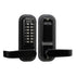 Lockey 2835JBMG Mechanical Keyless Lever Lock with Passage Function and Single Combination Jet Black Marine Grade Finish Sparrow Supply