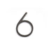 Emtek 2836US10B 7" Modern # 6 House Number Oil Rubbed Bronze Finish Sparrow Supply