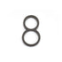 Emtek 2838US10B 7" Modern # 8 House Number Oil Rubbed Bronze Finish Sparrow Supply