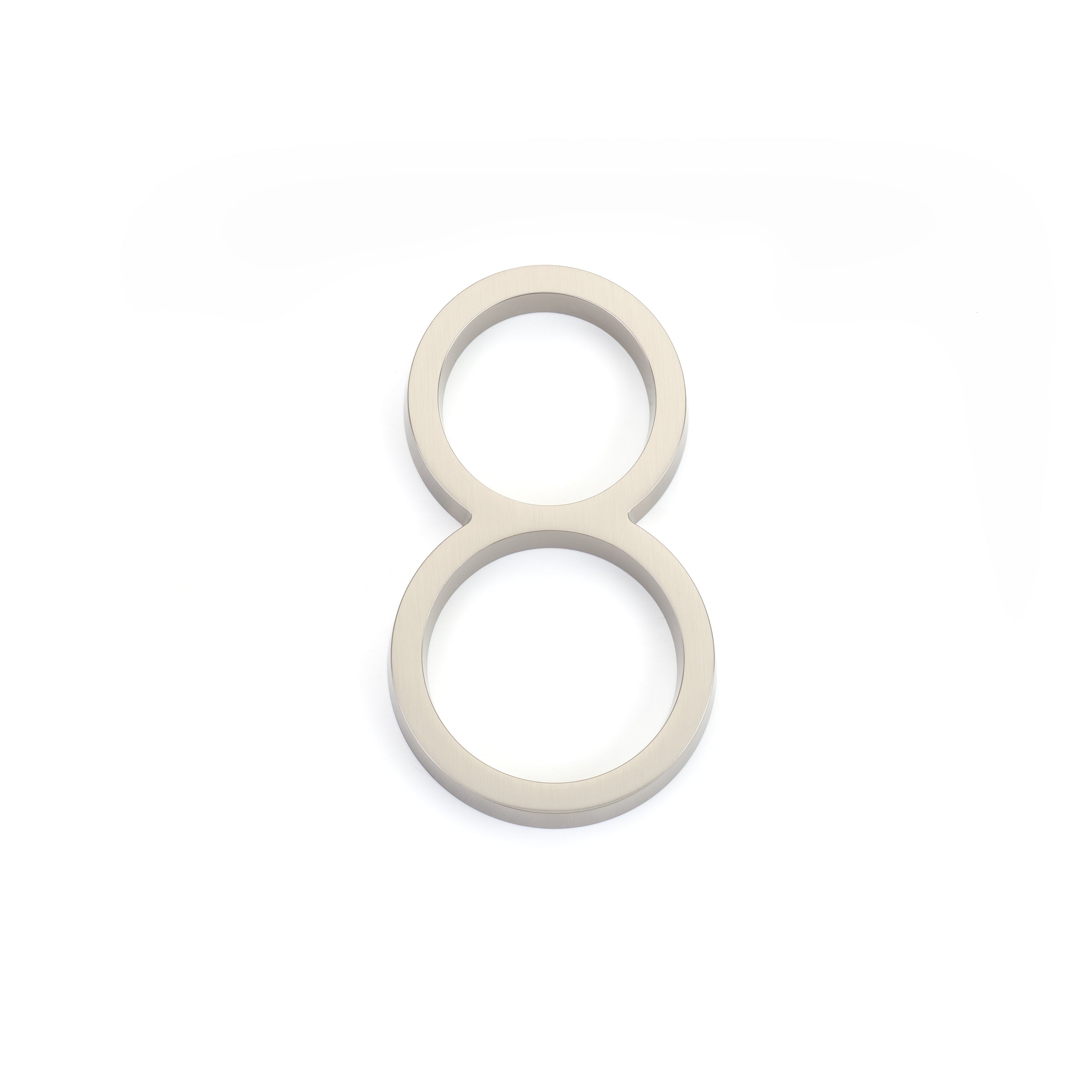 Emtek 2838US15 7" Modern # 8 House Number Satin Nickel Finish