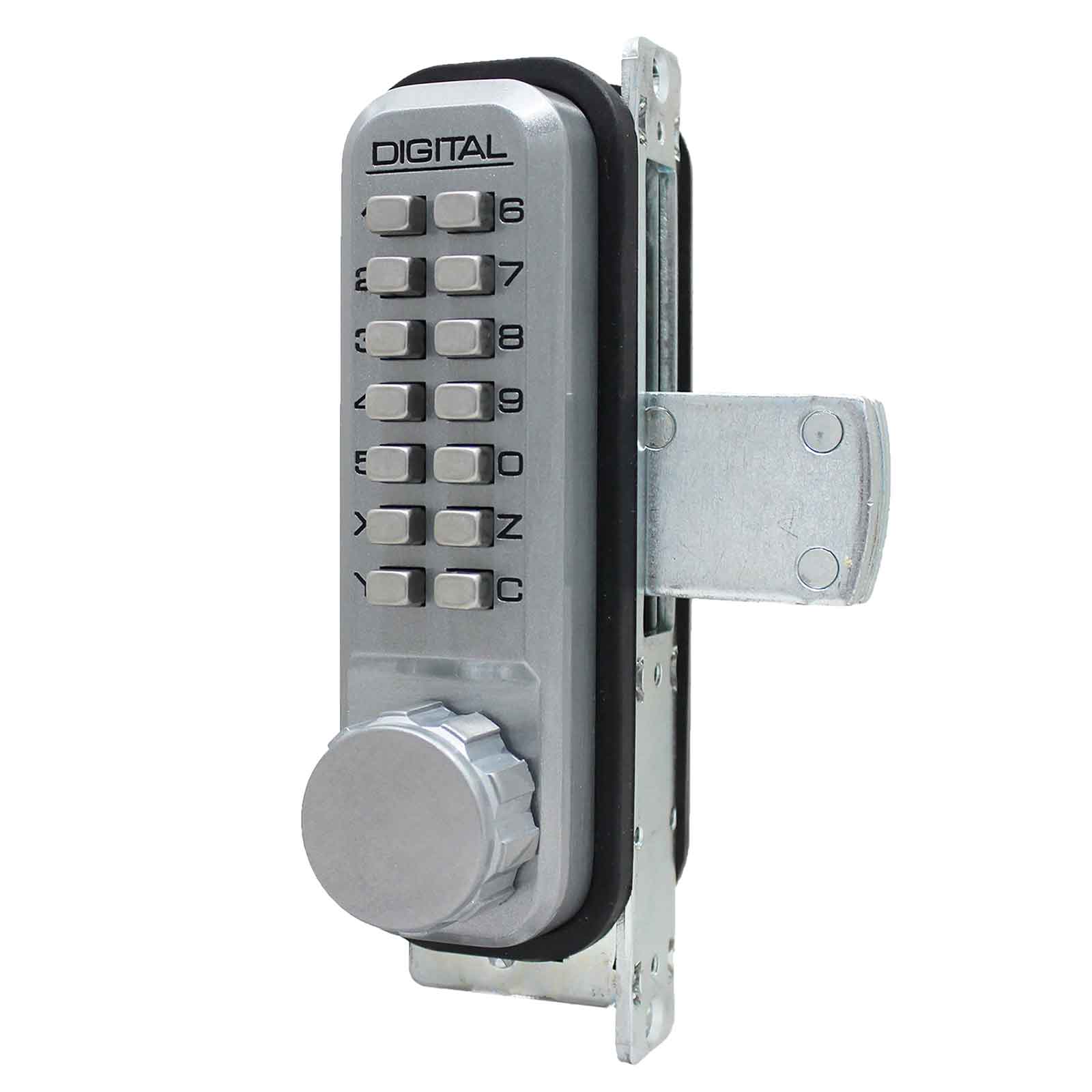 Lockey 2900SCMG Mechanical Keyless Narrow Stile Deadbolt Lock Satin Chrome Marine Grade Finish Sparrow Supply