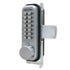 Lockey 2900SCMG Mechanical Keyless Narrow Stile Deadbolt Lock Satin Chrome Marine Grade Finish Sparrow Supply