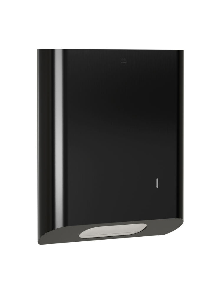 Bradley 2B1-110000-BB Towel Dispenser- Surface Mtd, Medium Capacity Brushed Black Sparrow Supply