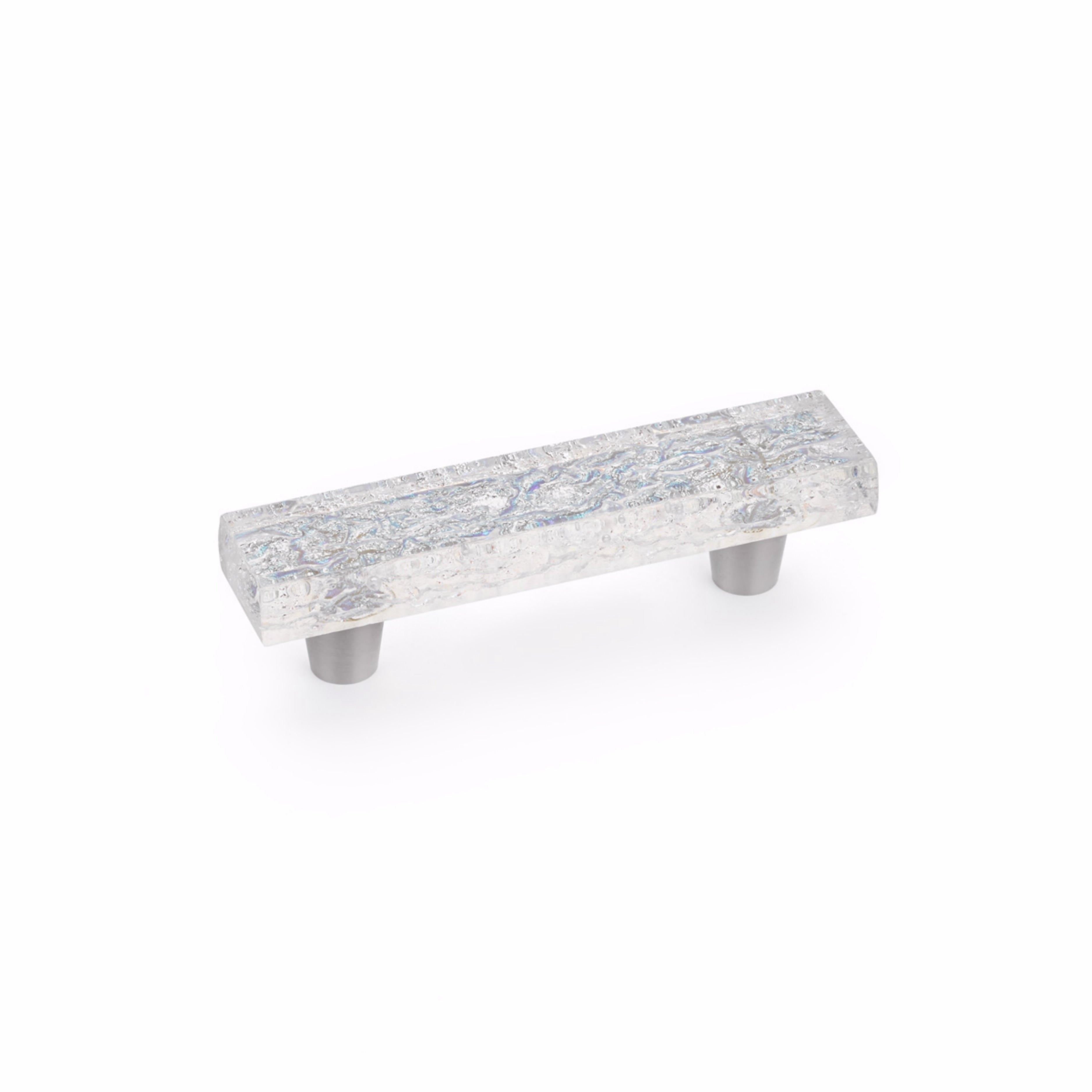 Schaub 30-PCL 3" Center to Center Ice Cabinet Pull Pearl Clear Finish Sparrow Supply