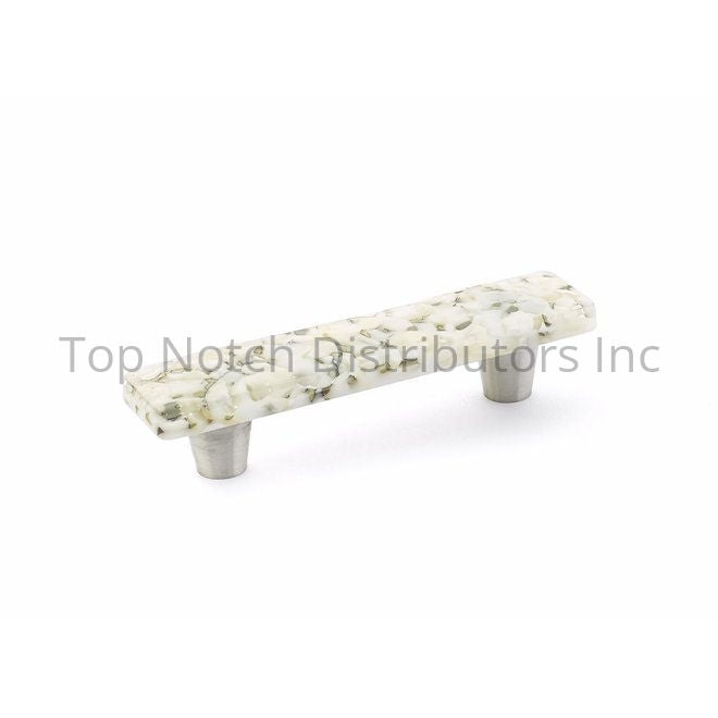 SCHAUB 30-WLP 3" Center to Center Ice Cabinet Pull White Lace Pebbles Sparrow Supply