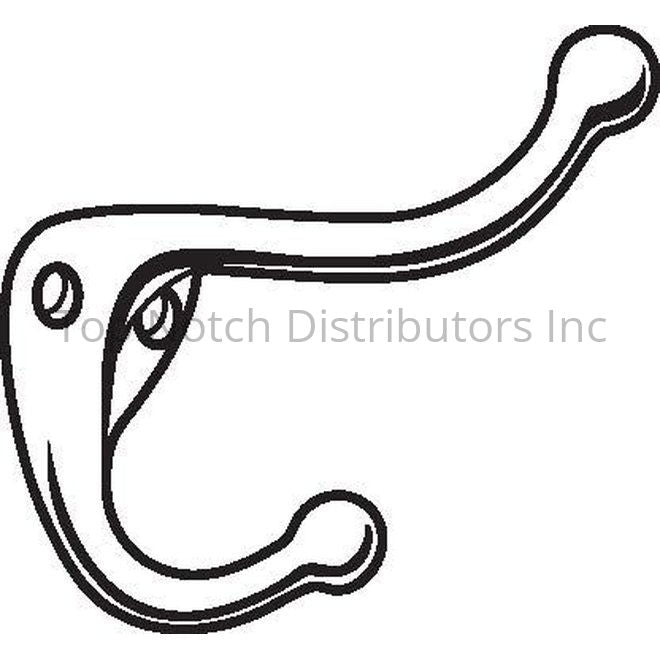 Don-Jo 300620 Over / Under Coat Hook Antique Nickel Sparrow Supply