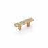 Schaub 301-SSB 32mm Center to Center Skyevale Cabinet Pull with Crystals Signature Satin Brass Finish Sparrow Supply