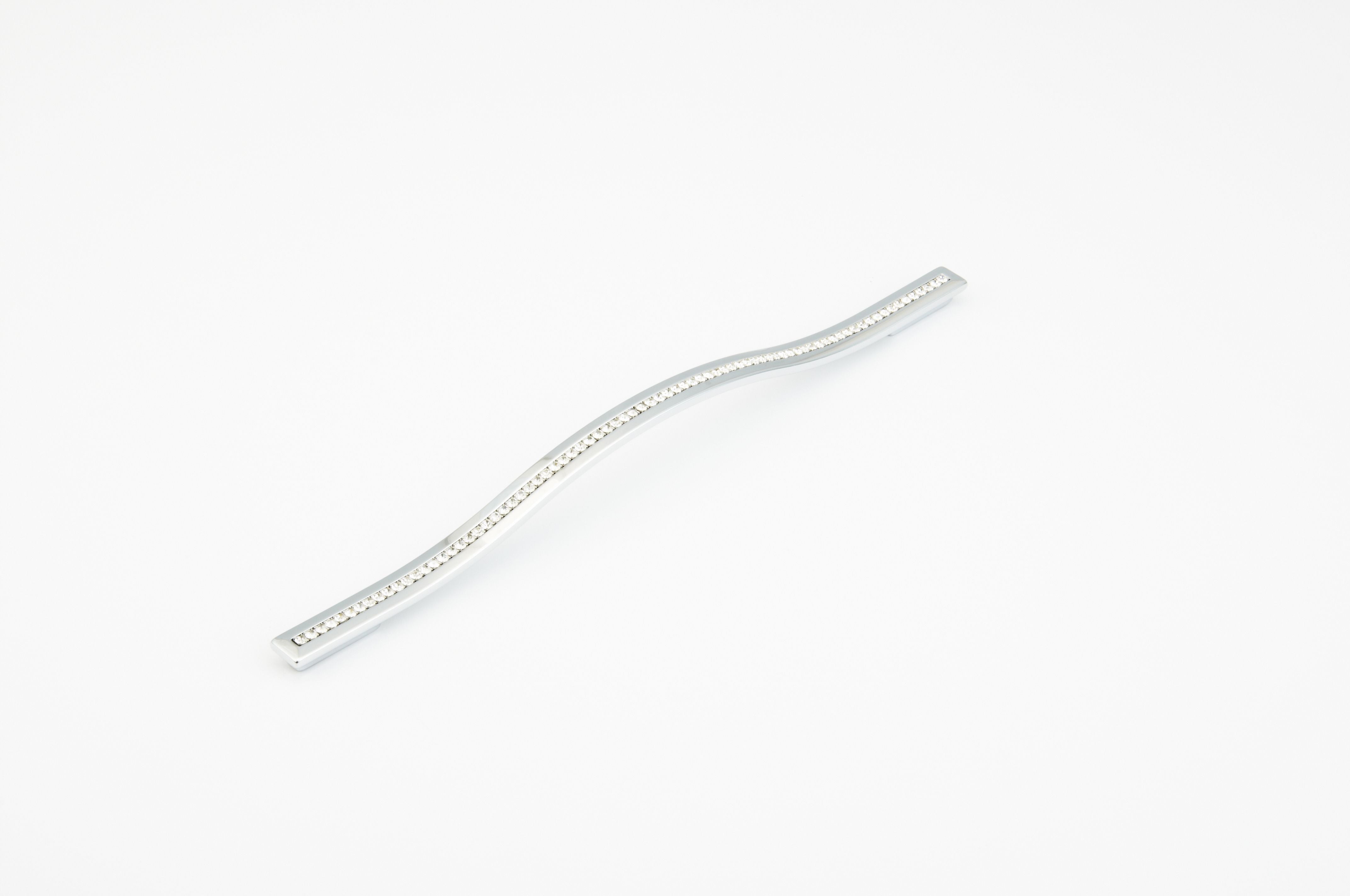 Schaub 303-26 288mm to 320mm Center to Center Skyevale Cabinet Pull with Crystals Polished Chrome Finish Sparrow Supply