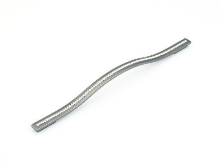 Schaub 303-MSV 288mm to 320mm Center to Center Skyevale Cabinet Pull with Crystals Milano Silver Finish Sparrow Supply