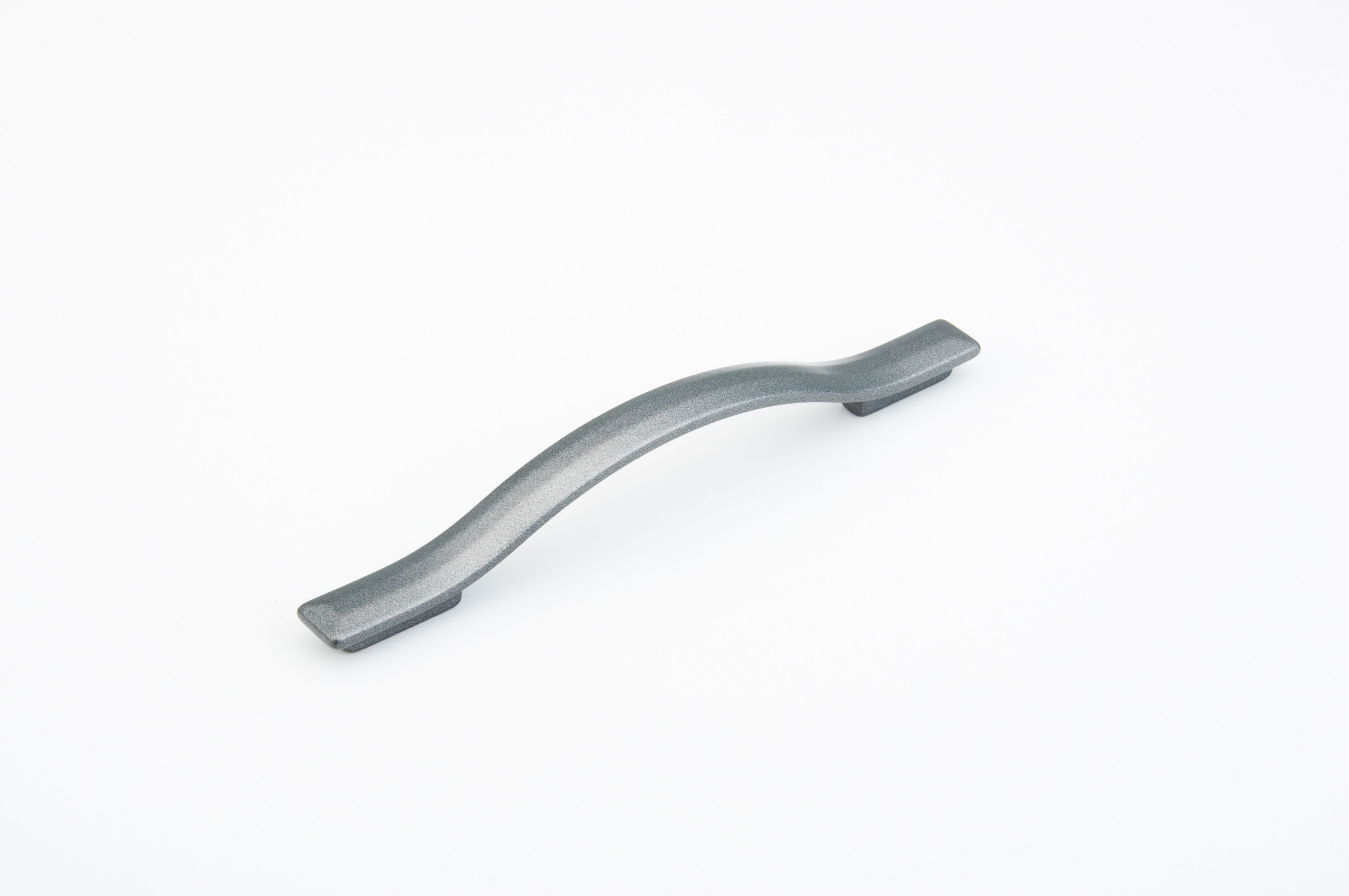 Schaub 305-MSV 128mm to 160mm Center to Center Skyevale Cabinet Pull Milano Silver Finish Sparrow Supply