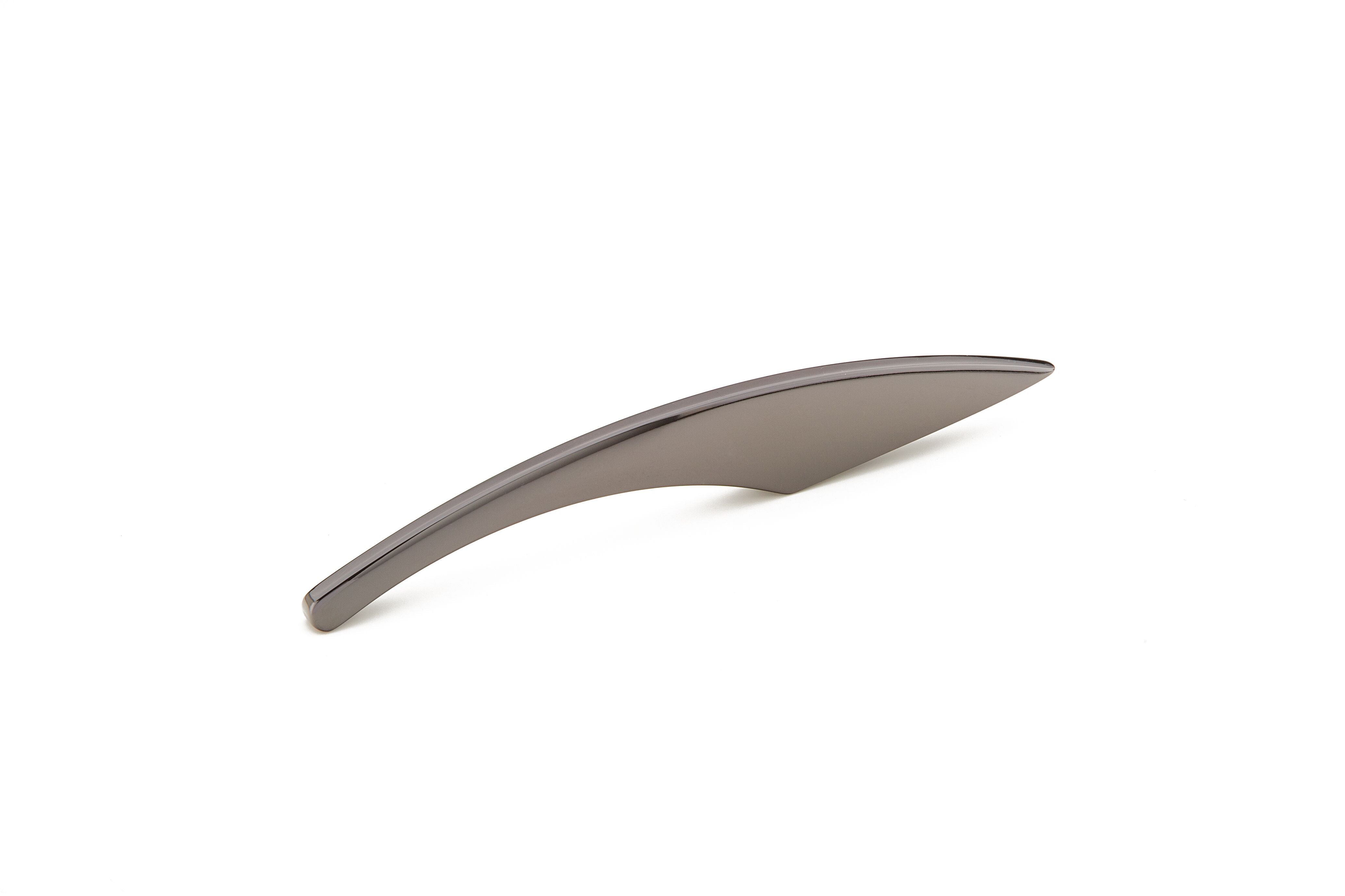 Schaub 307-BC 32mm Center to Center Sorrento Arched Cabinet Pull Black Chrome Finish Sparrow Supply