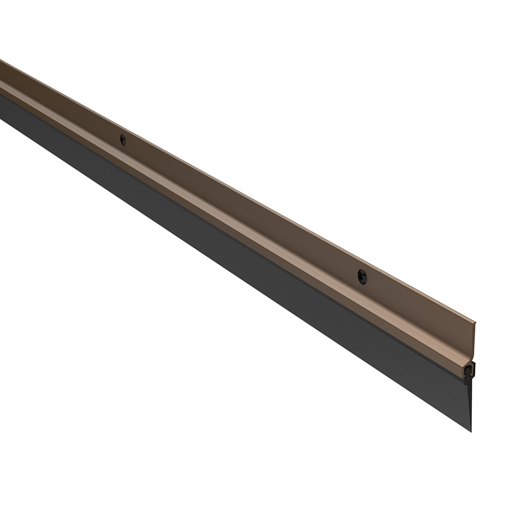 Pemko 307DV36 36" (3') Door Bottom Sweep with 1" Vinyl Dark Bronze Finish Sparrow Supply