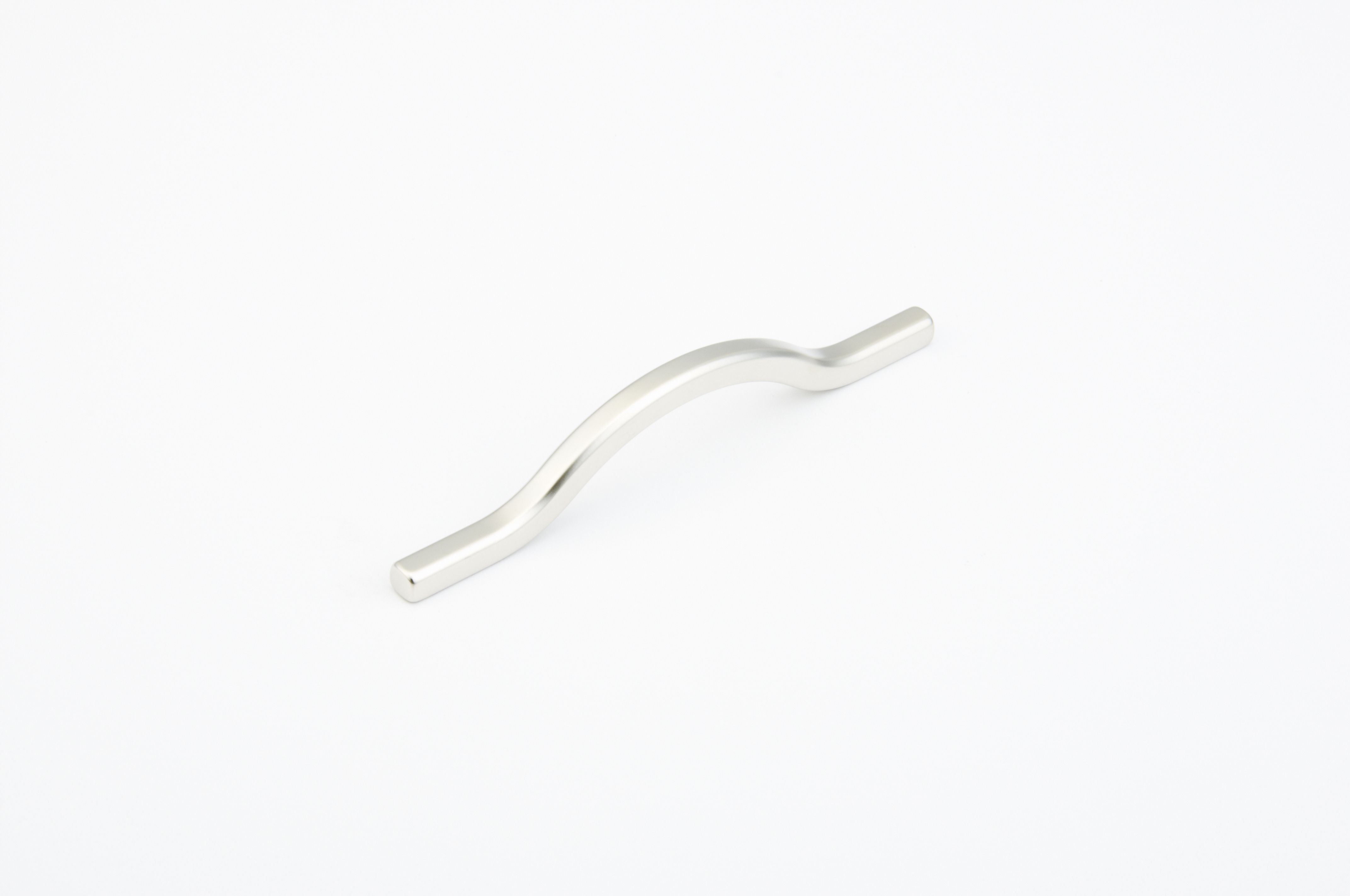 Schaub 308-15 96mm to 128mm Center to Center Sorrento Arched Cabinet Pull Satin Nickel Finish Sparrow Supply