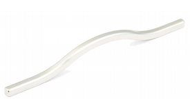 Schaub 309-15 160mm to 192mm Center to Center Sorrento Arched Cabinet Pull Satin Nickel Finish Sparrow Supply