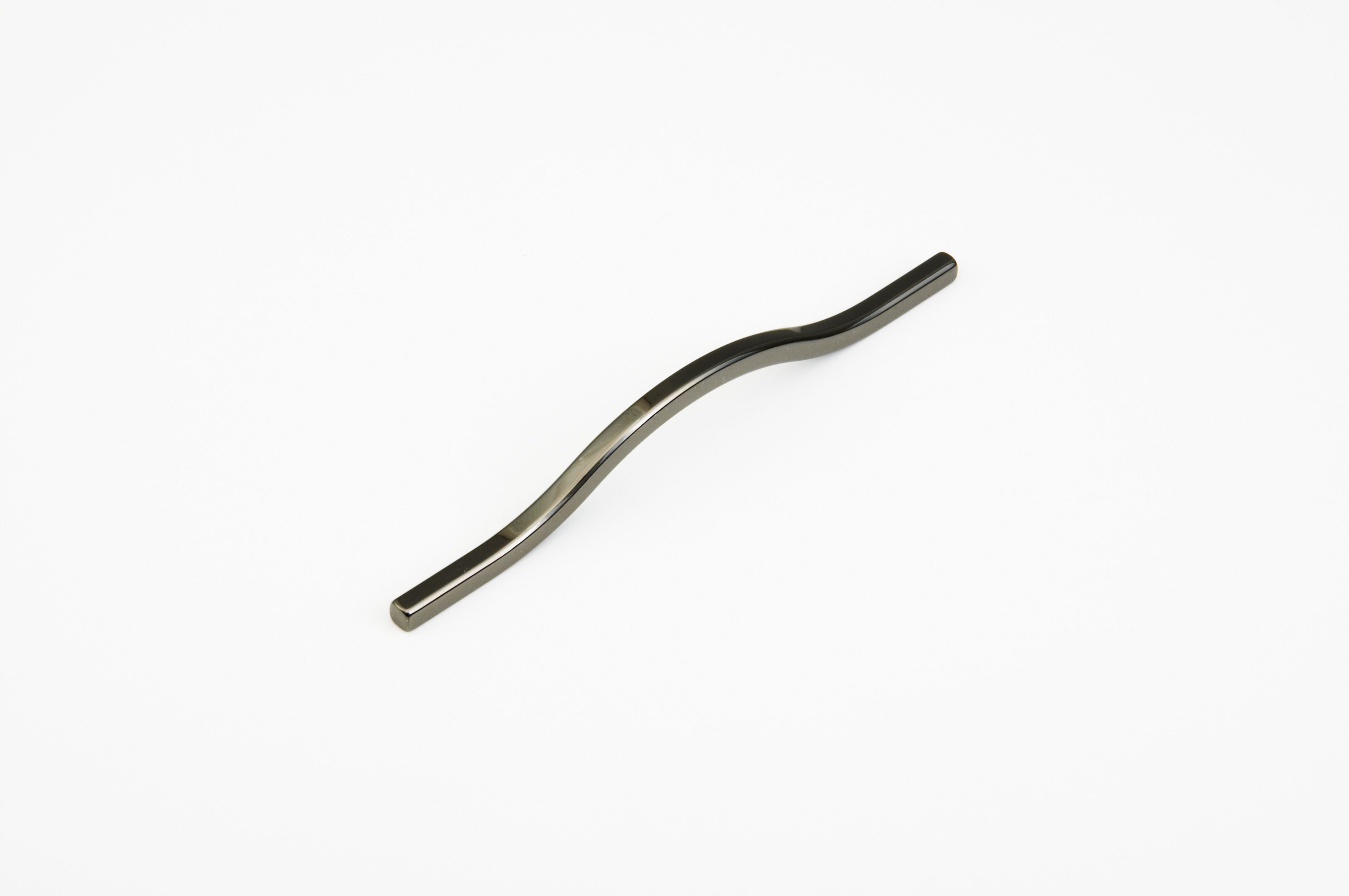 Schaub 309-BC 160mm to 192mm Center to Center Sorrento Arched Cabinet Pull Black Chrome Finish Sparrow Supply