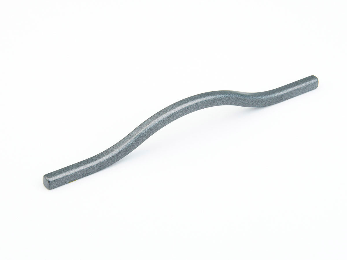 Schaub 309-MSV 160mm to 192mm Center to Center Sorrento Arched Cabinet Pull Milano Silver Finish Sparrow Supply
