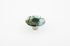 Schaub 31-COT 1-1/2" Round Glass Ice Cabinet Knob Confetti Turquoise Finish Sparrow Supply