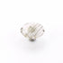 Schaub 31-CWG 1-1/2" Round Glass Ice Cabinet Knob Confetti White Grey Finish Sparrow Supply