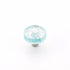 Schaub 31-PAQ 1-1/2" Round Glass Ice Cabinet Knob Pearl Aqua Finish Sparrow Supply