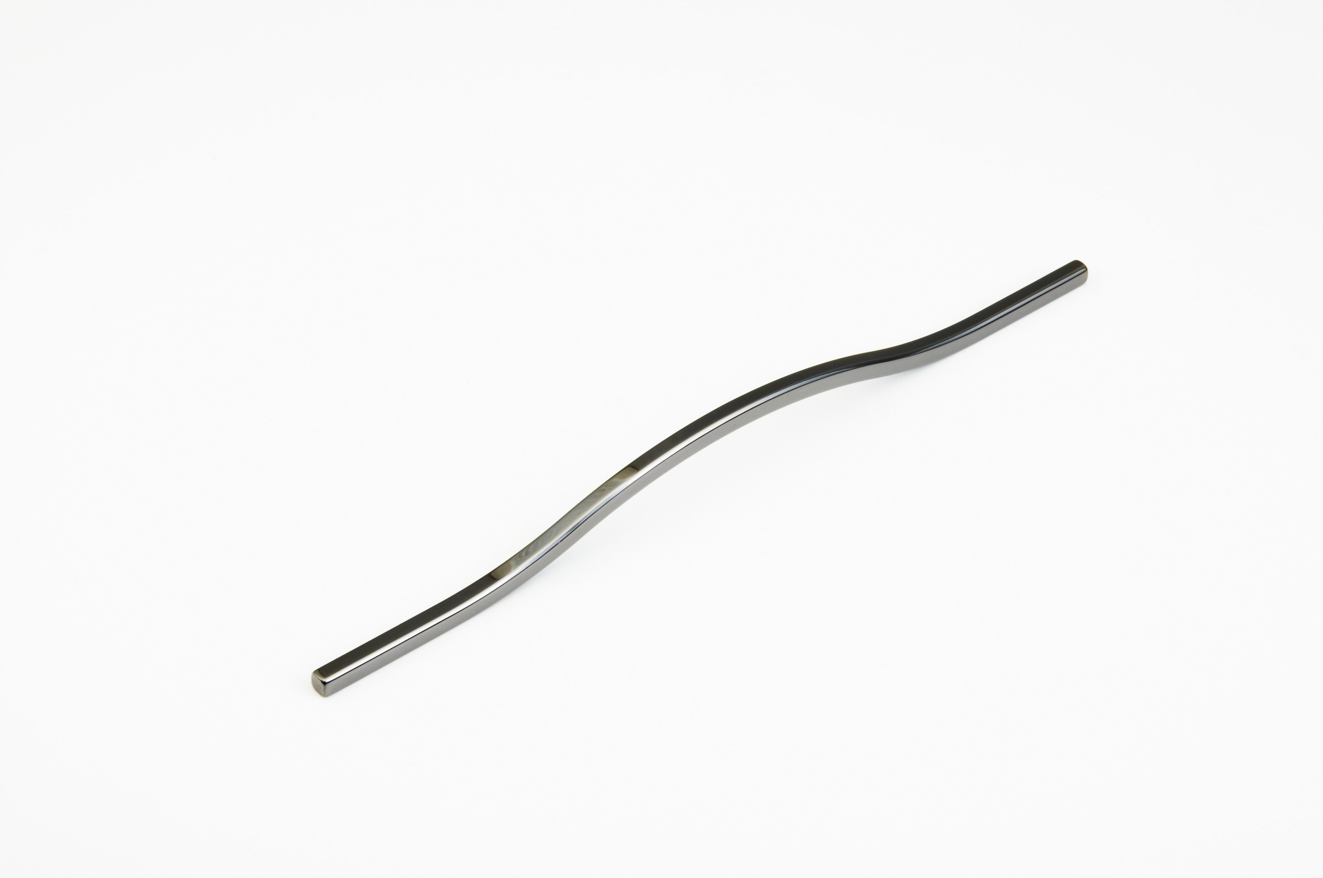 Schaub 310-BC 288mm to 320mm Center to Center Sorrento Arched Cabinet Pull Black Chrome Finish Sparrow Supply