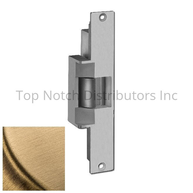 HES 3102F24D606 310-2 24D Fail Safe Electric Strike Satin Brass Sparrow Supply